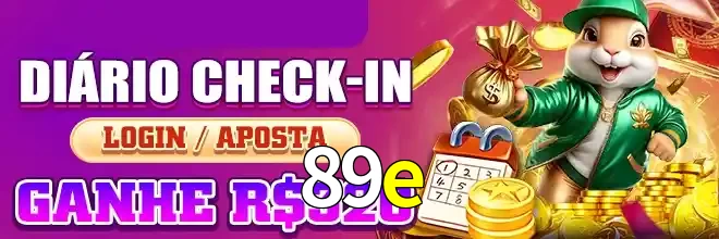 Captura da interface do 89e com cassino, destacando a diversidade de jogos.